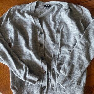 Uniqlo Light Gray Women's Cardigan